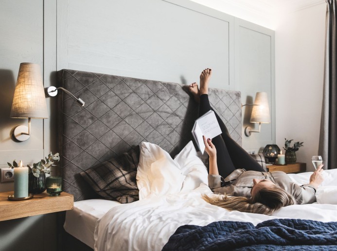 Zimmer in unserem kleinen, detailverliebten 4 Sterne Hotel in Flachau, direkt an der Piste